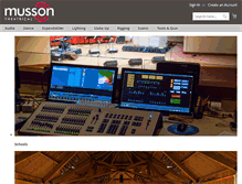 Tablet Screenshot of musson.com